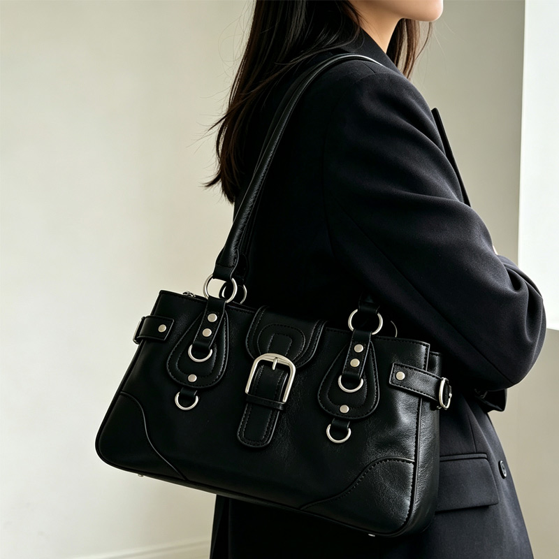 Women Bags 2026 Trends - 2026 new Y2K cool riveted handbag