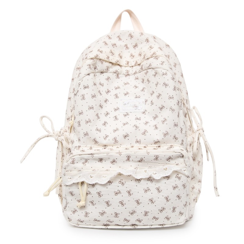 Winter Corduroy Backpack Bow-p - đánh giá và giá Women'S Young Bags