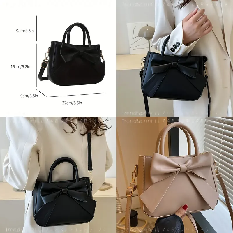 Elegant Black Bow Handbag for  - đánh giá và giá Women'S Bags Handbags