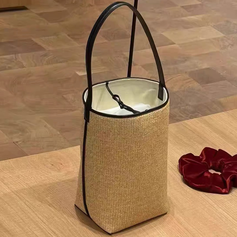 Raffia Knitting Small Beach Bu - đánh giá và giá Women'S Raffia Bags