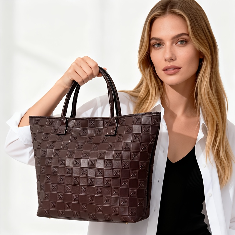 Light Luxury Deep Brown Quilte - đánh giá và giá Women Bags On Sale
