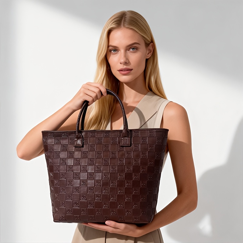 Light Luxury Deep Brown Quilte - đánh giá và giá Women Bags On Sale