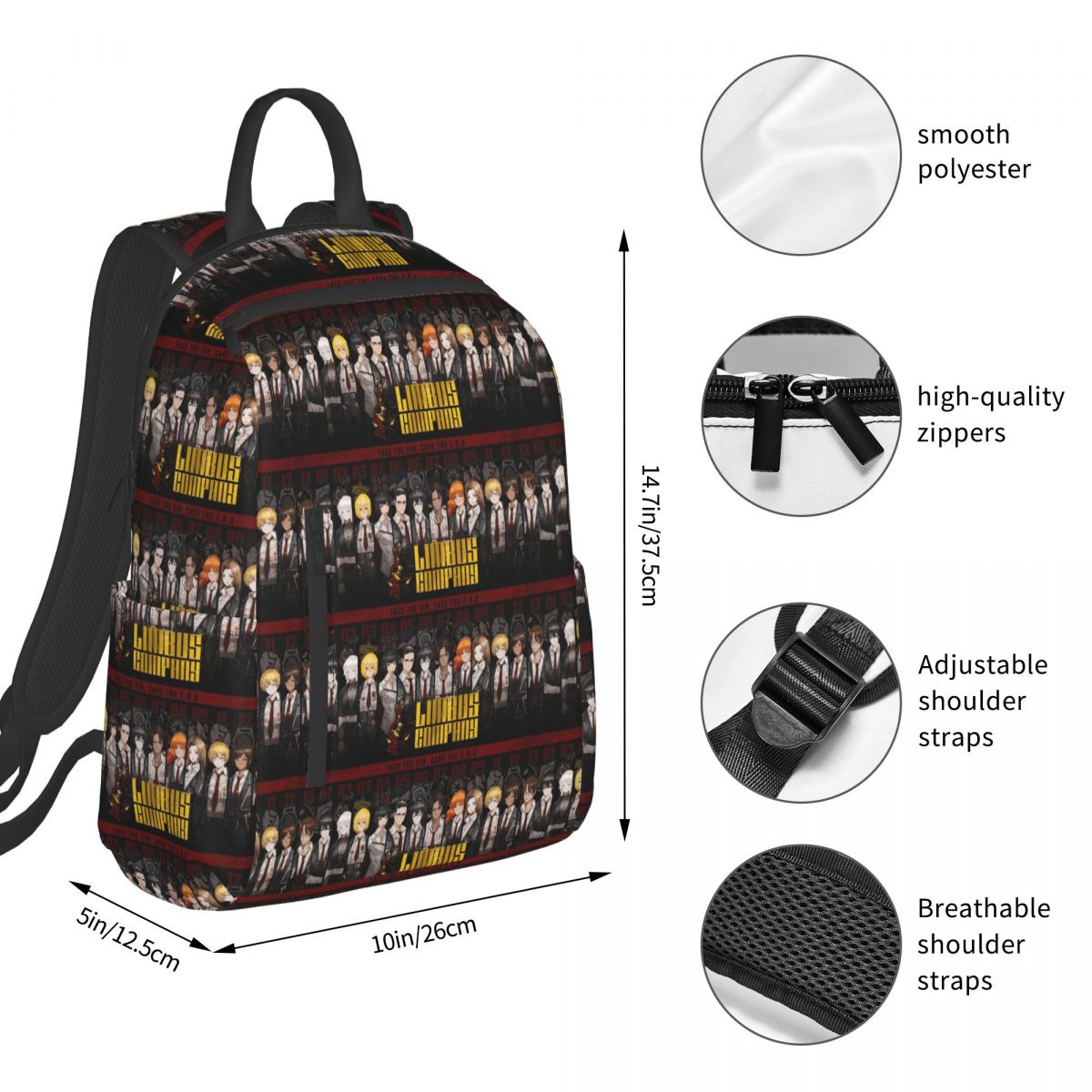 Limbus Company Backpack Studen - đánh giá và giá Women Bags Company