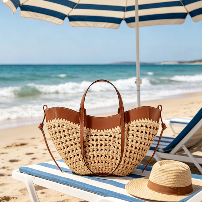 2026 Summer Hollow-out Raffia  - đánh giá và giá Women'S Raffia Bags