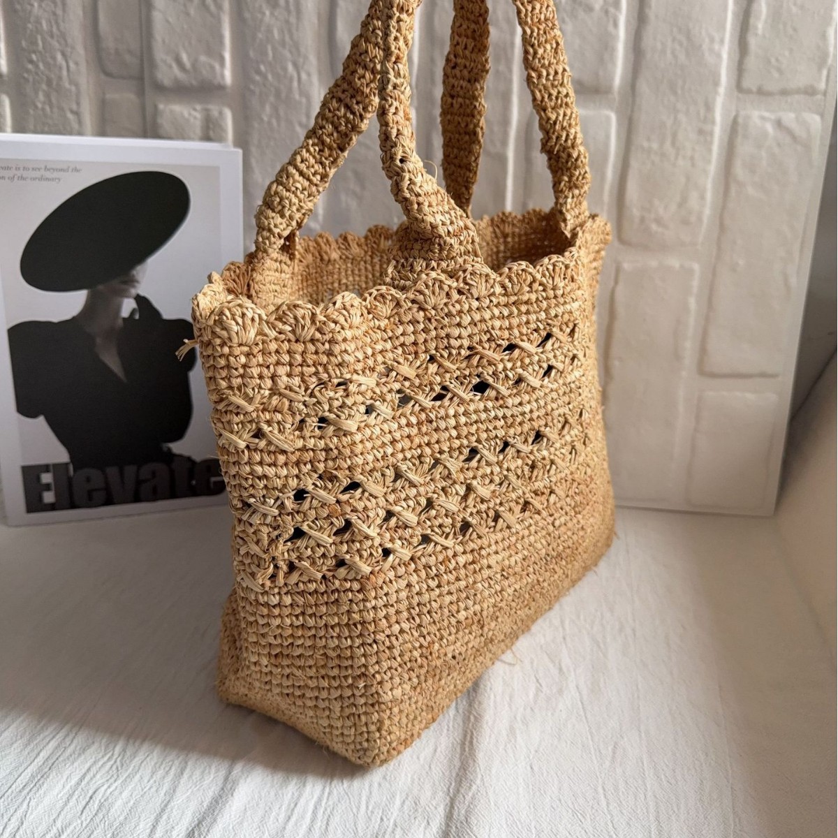 Sunmmer Raffia Straw Bag Hollo - đánh giá và giá Women'S Raffia Bags