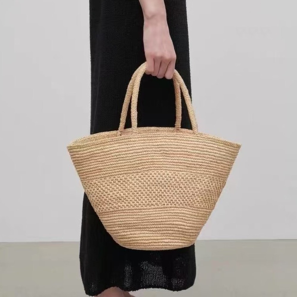 Large Capacity Raffia Straw Ba - đánh giá và giá Women'S Raffia Bags