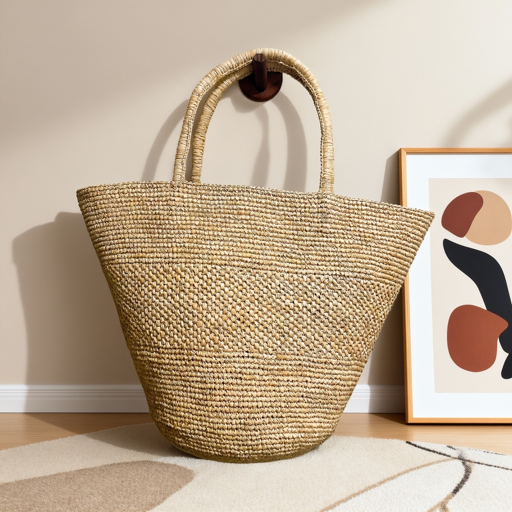 Large Capacity Raffia Straw Ba - đánh giá và giá Women'S Raffia Bags