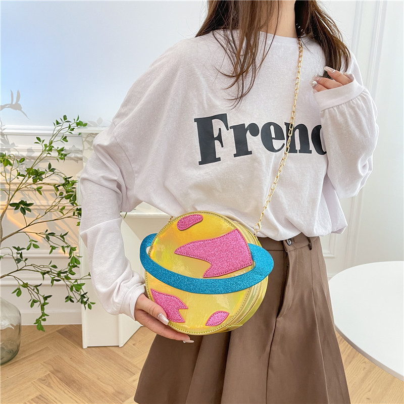 Laser Circular Planet Shape Pu - đánh giá và giá Women'S Young Bags