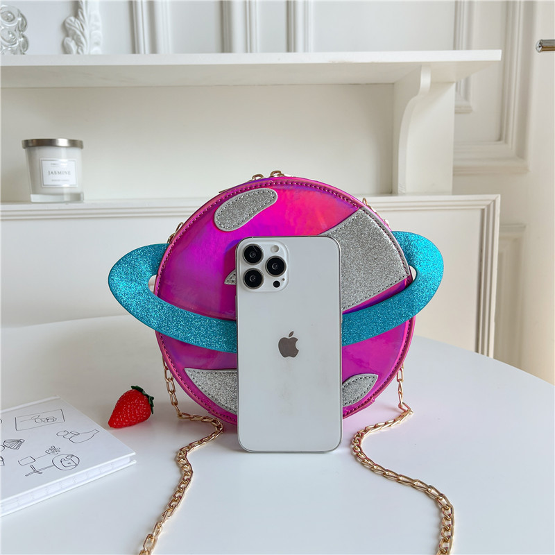 Laser Circular Planet Shape Pu - đánh giá và giá Women'S Young Bags